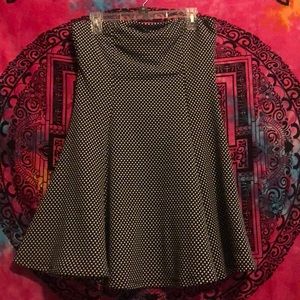 charlotte russe polka dot strapless dress